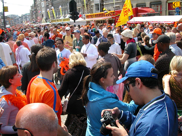 The Hare Krishnas were there as well...